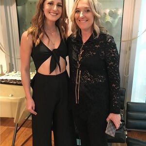 Wilfred tie back Jumpsuit in size 2